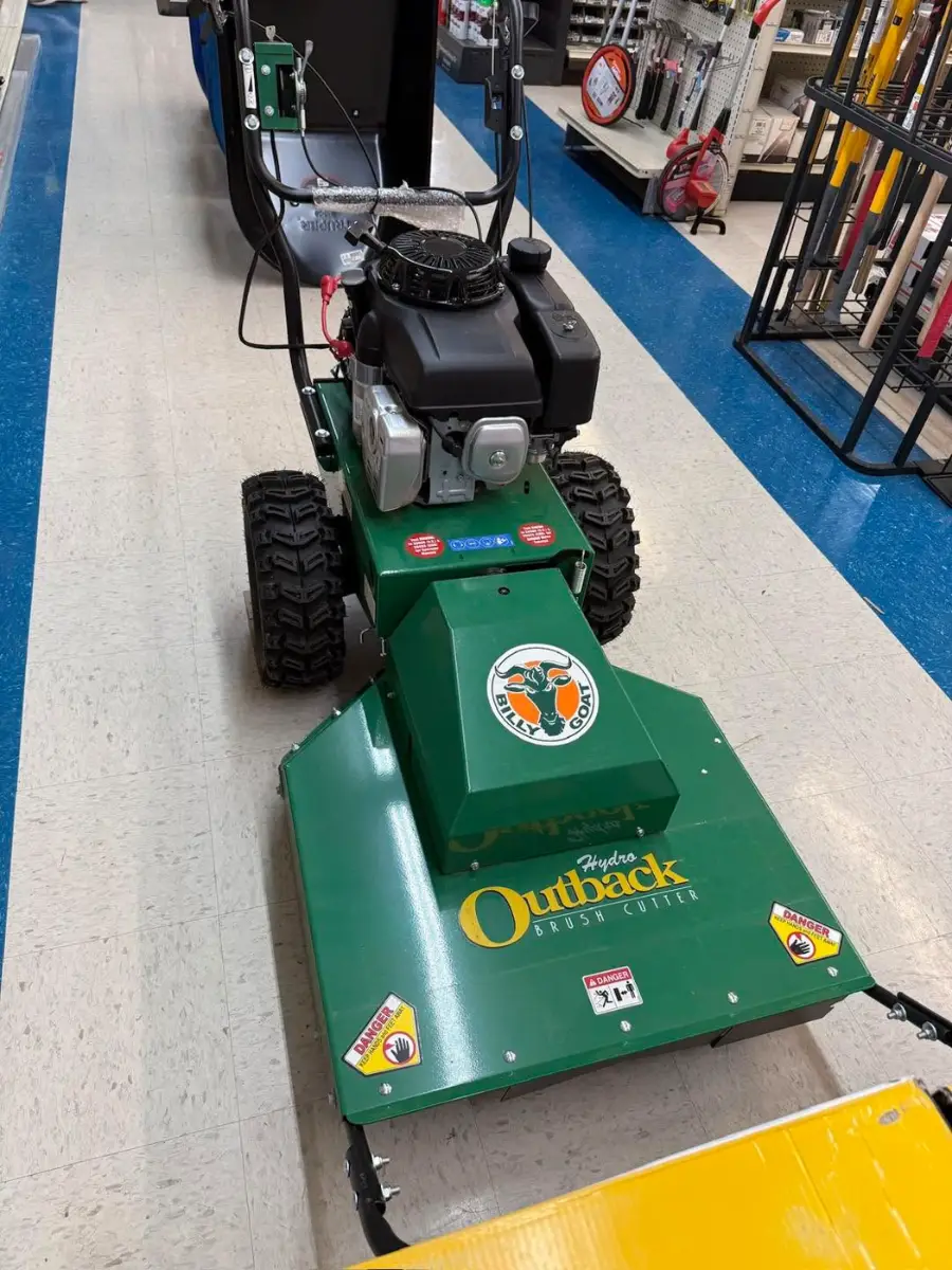 Billy Goat outdoor utility equipment at Brookhaven Rent-All