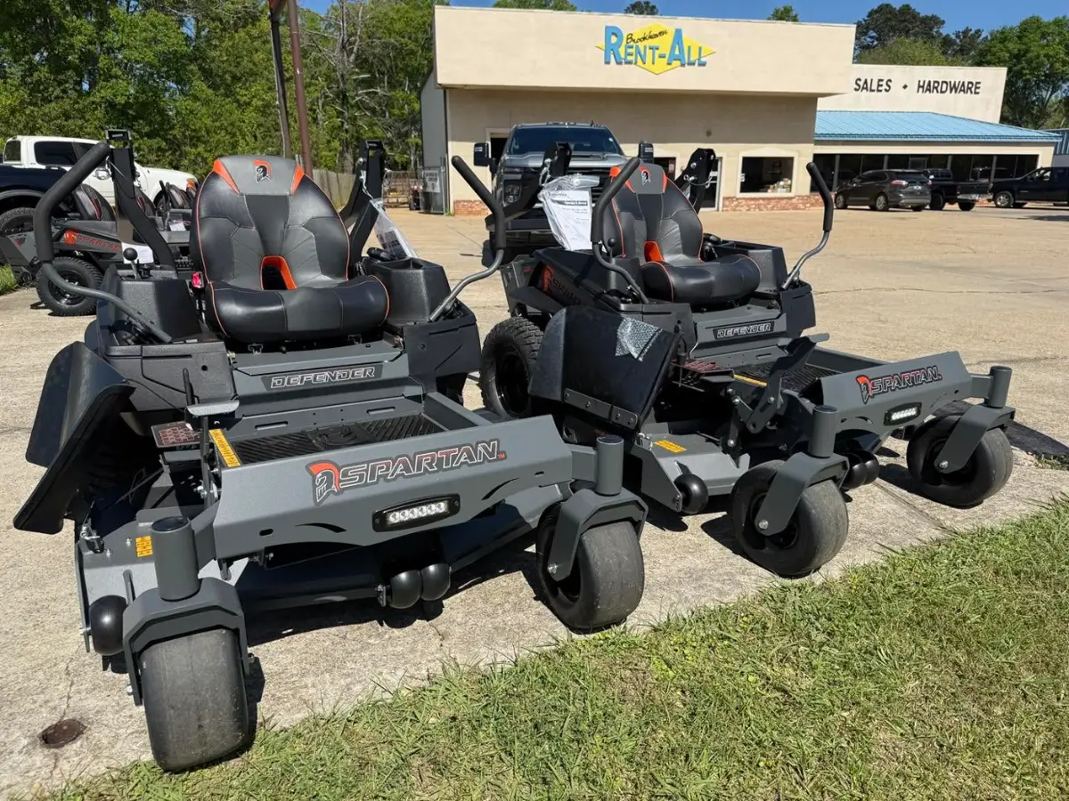 Spartan zero-turn mowers for sale outside Brookhaven Rent-All